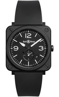 Bell &amp; Ross 柏萊士 經典時尚飛行腕錶(BRS-BL-CEM)-39mm-黑面膠帶【刷卡回饋 分期0利率】