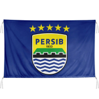 BARU! Bendera PERSIB BINTANG 5! Maung Bandung Bobotoh, Ukuran Kecil - Besar, Komunitas, Suporter