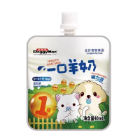 DoggyMan-（羊奶 1段(0-45天) 40ml*1包）幼貓幼犬羊奶牛奶補鈣發育#K102206 