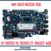 StoneTaskin 5B20Y88486 NM-D031 For Lenovo Ideapad 3-15IIL05 Laptop Mainboard I3-1005G1 I5-1035G1 I7-1065G7 4GB RAM MX330 2GB MB