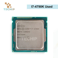 100% Original Intel Core i7-4790K i7 4790K 4.0 GHz Used Quad-Core Eight-Thread CPU Processor 88W 8M LGA 1150