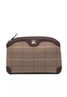 Burberry 二手 Burberry Vintage 格紋帆布手拿包