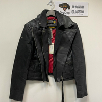 跩狗嚴選 極度乾燥 Superdry Double Biker Nubuck 女款 黑色 騎士 皮衣 真皮 外套 進階款 翻領 斜領