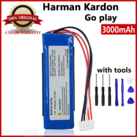 100% Real New 3000mAh GSP1029102 01 Speaker Battery for Harman Kardon Go Play / Go Play Mini Speaker Batteries With Tools