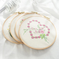 5 Set Embroidery Kit Easy to Install for Beginners Embroidery