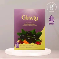 Terlaris Gluwty Collagen Minuman Pemutih Pencerah Badan & Mencerahkan Wajah collagendrink bpom cerah