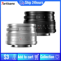 7artisans 7 artisans 35mm F1.4 APS-C Prime Lens For Sony E A6600 ZV-E10 FUJI FX Canon EOS-M M50 Nikon Z5 Canon RF Micro 4/3 epm