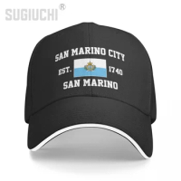 Baseball Cap SAN Marino EST.1740 SAN Marino City Capital Men Women Unisex Hip Hop Sandwich Caps Snapback Golf Hat Fishing