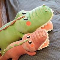 鱷魚毛絨玩具公仔大號床上睡覺娃娃送男女生丑萌長條抱枕生日禮物