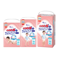 【GOO.N】日本大王境內版柔觸肌 褲型紙尿褲M-XL(跳跳褲)