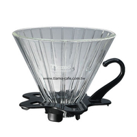 金時代書香咖啡  TIAMO V01(適用1-2人)玻璃 錐型 咖啡濾器組 附量匙  HG5358BK