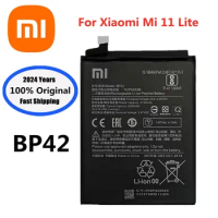 2024 Years High Quality Original Phone Battery BP42 For Xiaomi Mi 11 Lite 11Lite Mi11 Lite 4250mAh Phone Battery Bateria + Tools