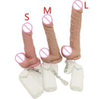 Realistic Dildo Vibrator Flexible Penis With Textured Shaft And Strong Suction Cup Sex Toy For Women Sex Products