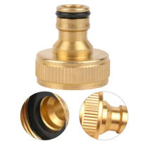 1inch Brass Fitting Adaptor Hose Tap Faucet Water Pipe Connector Garden Watering Adapter Faucet Nozzle Adapters Water Gun Joints