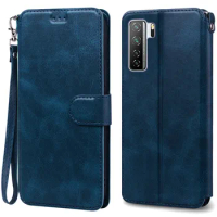 For Huawei Nova 7 5G Case Huawei Nova 7 SE Leather Wallet Flip Case For Huawei Nova 7i Cover Phone Case Silicone Coque Fundas