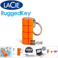 ::bonJOIE:: 美國進口 LaCie RuggedKey 16G 防摔型 USB 3.0 隨身碟 (全新盒裝) 16GB 16 GB G