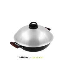 Toolbar 32CM 嚐 – 雙側耳輕鑄鐵炒鑊 1PC