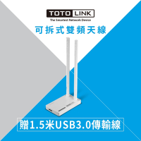 TOTOLINK  A2000UA AC1200 WiFi MU-MIMO 雙頻超世代無線網卡