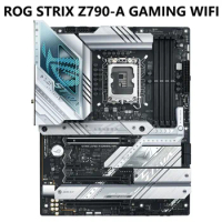 ASUS ROG STRIX Z790-A GAMING WIFI 6E D5 Intel B760 13th&amp;12th Gen LGA 1700 white ATX Motherboard 12+1 Power Stages, DDR5 PCIe 5.0