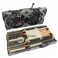 Graphics card radiator, Inno3d Yingzhong gtx960, 1070 game radiator, Copper bottom 4, Heat pipe 58mm hole position