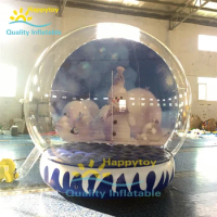 Human Snow Globe Rental / Human Snow Globe Photo Booth / Inflatable Christmas Decoration Snow Ball