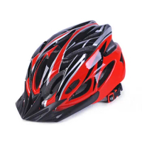 Bicycle Helmet Ultralight Outdoor Men and Women Bicycle Helmet Roller Skating Mountain Bike Riding Adjustable One-piece Helmet