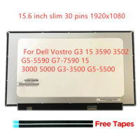 15.6INCH FHD For Dell Vostro G3 15 3590 3502 G5-5590 G7-7590 15 3000 5000 G3-3500 G5-5500 LCD Display Screen Replacement Matrix