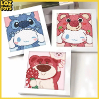 LOZTOYS Diamond Painting Anime Sanrio / Set Sticker DIY Diamond Painting Beads Girl Frame 18x18cm