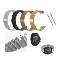 【米蘭尼斯】適用華米 Amazfit BIP 5 6 bip 5 Unity A2324錶帶寬度22mm手錶磁吸不鏽鋼錶帶