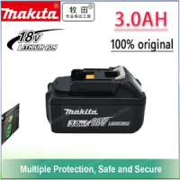 Makita Original 18V 3000mAh Lithium ion Rechargeable Battery 18v drill Replacement Batteries BL1860 BL1830 BL1850 BL1860B 3.0Ah