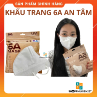 [Thùng 100 Cái] Khẩu Trang 6A AN TÂM 4 Lớp dáng to che chắn thoải mái