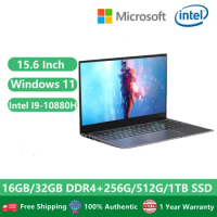 2024 Laptops 10th Gen I9 Windows 11 Gaming Office Notebook 15.6 Inch Intel Core I9-10880H 32GB DDR4 +2TB NVME Type-C Fingerprint