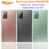 Samsung Galaxy Note20 5G N981B/DS 128GB Unlocked Global Version 6.7" 8GB Octa Core Dual SIM 64MP&amp;Dual 12MP Original Cell Phone