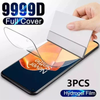 3PCS Full Cover For OnePlus Ace 2v Film For OnePlus Ace 2 Ace Pro Hydrogel Film Protective Screen Protector For OnePlus Ace Film