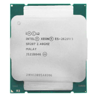 Intel Xeon E5 2620 V3 E5 2620V3 E5-2620V3 Processor 2.4Ghz 6 Core 85W Socket LGA 2011-3 CPU Suitable X99 motherboard