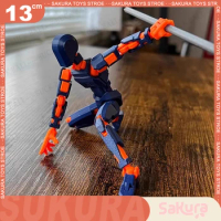 3D Printing Multi Joint Movable Action Figure Mechanical Little Man Mannequin Toys Game Articulated Doll Garage Kit Model Gifts