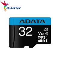 100% Original Adata Memory Card 32GB 64GB 128GB 256GB Speed Up To 100MB/s Class 10 A1 UHS-I Micro SD Card V10 U1 TF Card