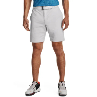 【UNDER ARMOUR】UA 男 Iso-Chill 高爾夫短褲 運動短褲_1370083-014(灰白)
