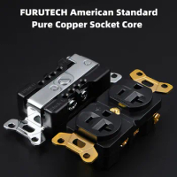 FURUTECH single crystal copper American standard power socket core 20A wall plug HIFI audio special 86 tail seat