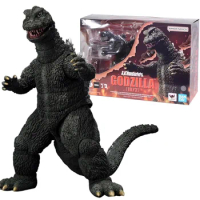 In Stock Original BANDAI SPIRITS S.H.MonsterArts SHM Godzilla 1972 Godzilla Vs Gigan 16CM Collection Action Figure Toys Gifts