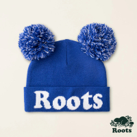 【Roots】Roots小童-#Roots50系列 夜光海狸雙毛球毛帽(藍色)