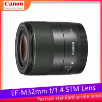Canon EF-M32mm f/1.4 STM Lens 32mm Micro Single Wide-angle Fixed Focus Large Aperture Lens for Canon M 2 M3 M6 M50 M200 M6II M5