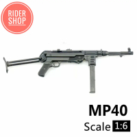 1/6 SMG MP40 model kit senjata untuk kitbash, hottoys, tbleague