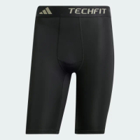 【adidas 愛迪達】TECHFIT 緊身褲 吸濕排汗 男 黑 束褲 內搭(IN5591 ∞)