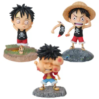 Anime One Piece Figure Fashion Q Ver. Monkey D Luffy PVC Action GK Model Collection Funny Toys Gift For Kids Fans Accessories