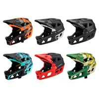 Full Face Mountain Bike Helmet Adult Racing Downhill MTB Helmet Lightweight Mountain Bike Helmet for Mountain Bike
