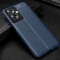 Phone Case For OnePlus Nord N30 SE 5G Litchi Texture T-stitching Leather Silicone Soft Cover For Oneplus Nord N30 N20 SE Shell