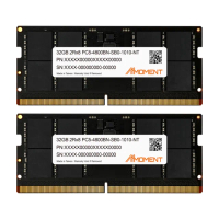 【Moment】DDR5 4800 64GB/32GB兩入筆記型記憶體(DDR5 4800 32GB*2 筆記型記憶體)