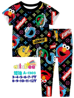 5Y - ELMO BAJU TIDUR PIYAMA ANAK COWOK AILUBEE A1303