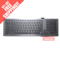 New Replacement FOR Asus FOR Asus G75 G75VW G75VX US English laptop keyboard backlight gray box